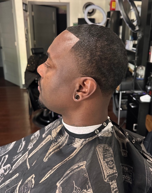 Modern fade haircut with clippers